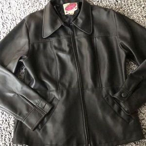 L women’s leather jacket